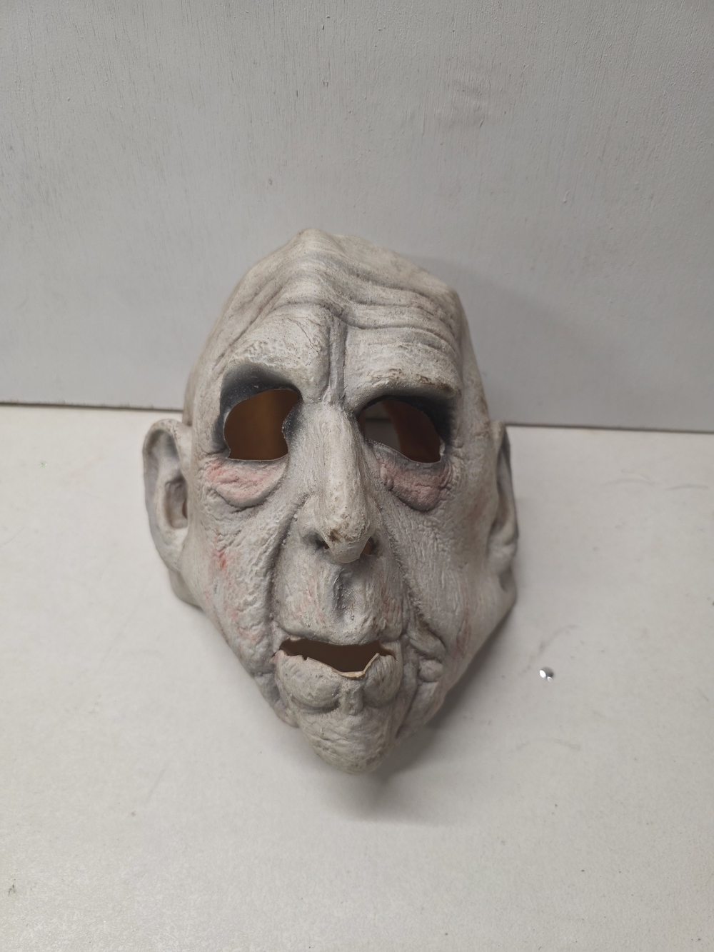 Vintage 2000 Don Post Studios Creepy Old Man Horror Latex Halloween Mask Rare